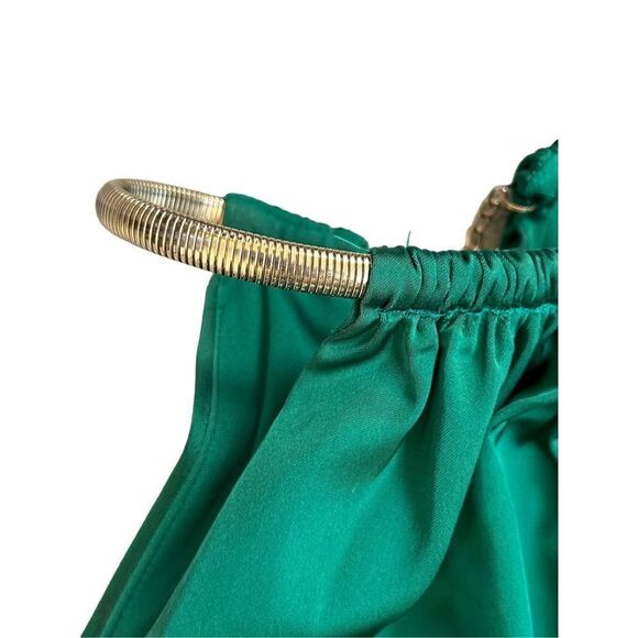 Cache Sleeveless Halter Neck Mini Cocktail Dress Womens Emerald Green Size 0 - Picture 4 of 8